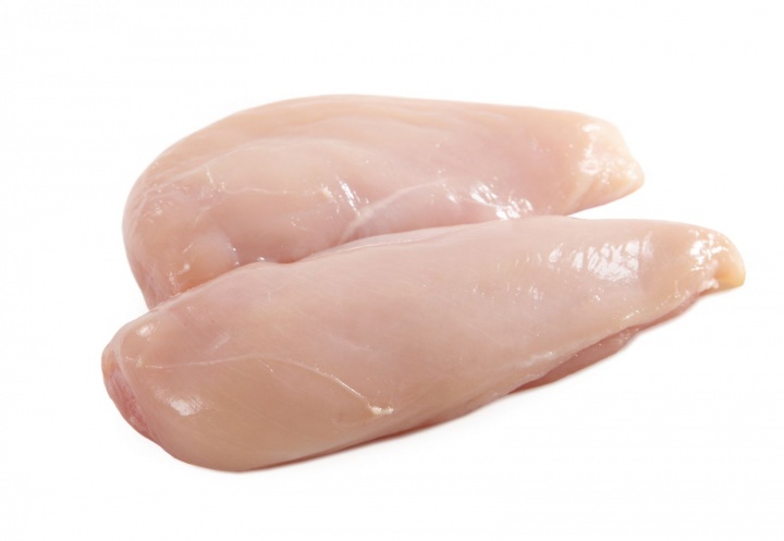 Упаковка свежего мяса птицы